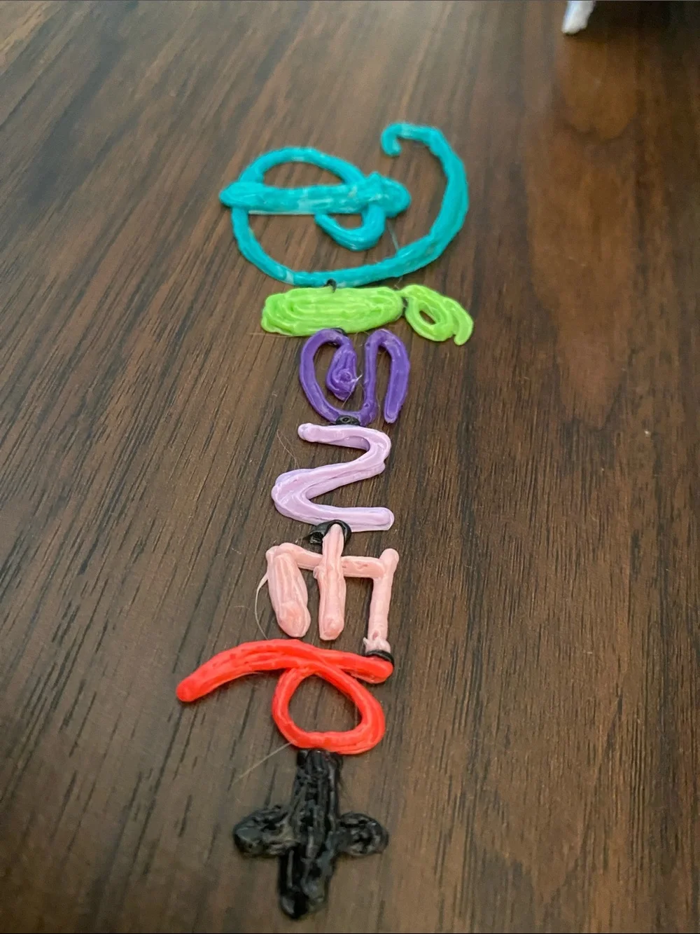Handmade 3D Printed Colorful Disney Wall display - Multicolor